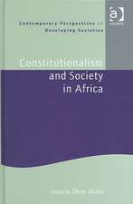 Constitutionalism and Society in Africa