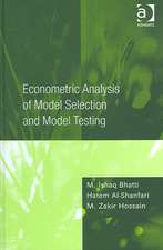 Econometric Analysis of Model Selection and Model Testing