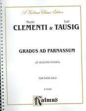 Gradus Ad Parnassum: Twenty-Nine Selected Studies