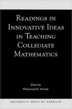 Readings in Innovative Ideas in Teaching Collegiate Mathematics