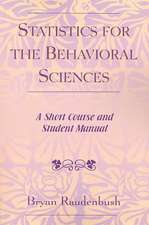 Statistics for the Behavioral Sciences