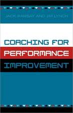 Coaching for Performance Improvement