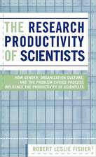 The Research Productivity of Scientists