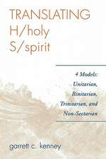 Translating H/Holy S/Spirit