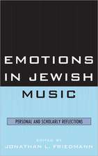 Emotions in Jewish Music