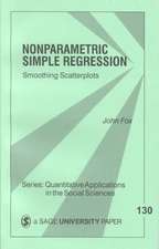 Nonparametric Simple Regression