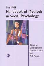 The Sage Handbook of Methods in Social Psychology