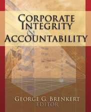 Corporate Integrity and Accountability