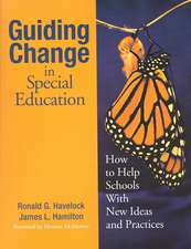 Guiding Change in Special Education: How to Help Schools With New Ideas and Practices