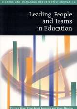 Leading People and Teams in Education