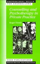 Counselling and Psychotherapy in Private Practice