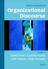 The SAGE Handbook of Organizational Discourse