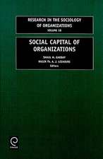 Social Capital of Organizations