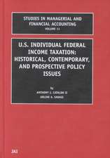 US Individual Federal Income Taxation – Historical, Contemporary, and Prospective Policy Issues