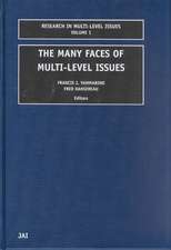 The Many Faces Of Multi–Level Issues