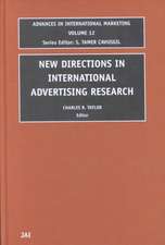 New Directions in International Advertising Research