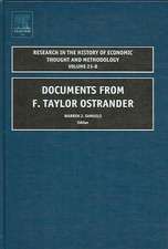 Documents from F. Taylor Ostrander