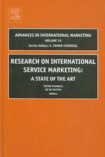 Research on International Service Marketing – A State of the Art