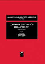 Corporate Governance – Does Any Size Fit?