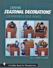 Carving Seasonal Decorations For Windows & Door Frames