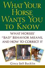 What Your Horse Wants You to Know: What Horses' 