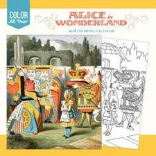 Alice in Wonderland 2018 Colouring Calendar