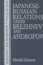 Japanese-Russian Relations Under Brezhnev and Andropov