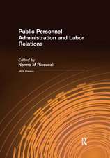 Public Personnel Administration and Labor Relations