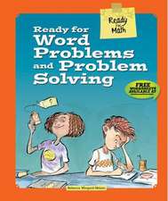 Ready for Word Problems and Problem Solving