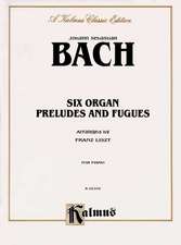 Six Organ Preludes and Fugues: Comb Bound Book