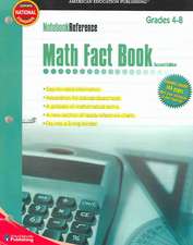 Notebook Reference Math Fact Book