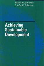 Achieving Sustainable Development