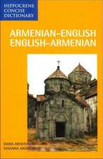 Armenian-English / English-Armenian Concise Dictionary