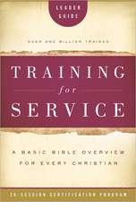 Training for Service: 26-Session Certification Program