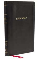 KJV, Deluxe Thinline Reference Bible, Leathersoft, Black, Red Letter, Comfort Print