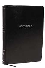 NKJV Holy Bible, Super Giant Print Reference Bible, Black Leather-look, 43,000 Cross references, Red Letter, Comfort Print: New King James Version