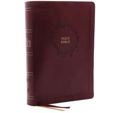 The KJV, Open Bible, Leathersoft, Burgundy, Thumb Indexed, Red Letter, Comfort Print: Complete Reference System