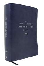 NIV, Charles F. Stanley Life Principles Bible, 2nd Edition, Leathersoft, Blue, Thumb Indexed, Comfort Print: Growing in Knowledge and Understanding of God Through His Word