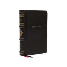 NKJV, Personal Size Reference Bible, Sovereign Collection, Leathersoft, Black, Red Letter, Comfort Print