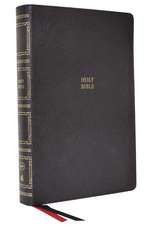 KJV, Paragraph-style Large Print Thinline Bible, Genuine Leather, Black, Red Letter, Comfort Print