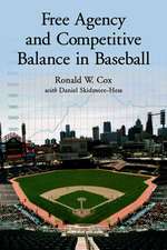 Free Agency And Competitive Balance in Baseball