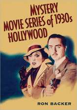 Mystery Movie Series of 1930s Hollywood