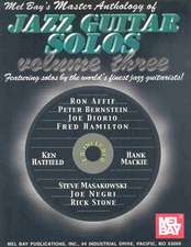 Master Anthology of Jazz Guitar Solos Volume 3