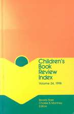 Children's Book Review Index: 1998 Cumulation