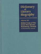 Dictionary of Literary Biography: Adocumentary Volume