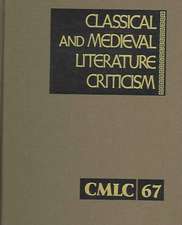 Classical and Medieval Literature Criticism