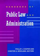 Handbook of Public Law and Administration