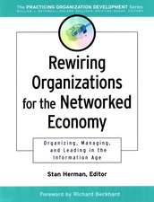 Rewiring Organizations for the Networked Economy: Oranizing, Managing & Leading in the Information Age