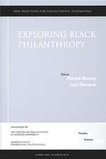 Exploring Black Philanthropy: New Directions for Philanthropic Fundraising, Number 48