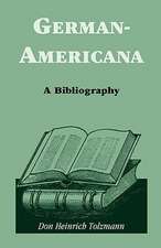 German Americana: A Bibliography